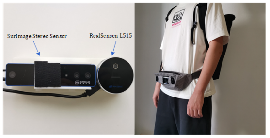 Perception Framework through Real-Time Semantic Segmentation and Scene Recognition on a Wearable System for the Visually Impaired